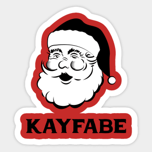 Kayfabe Santa Sticker